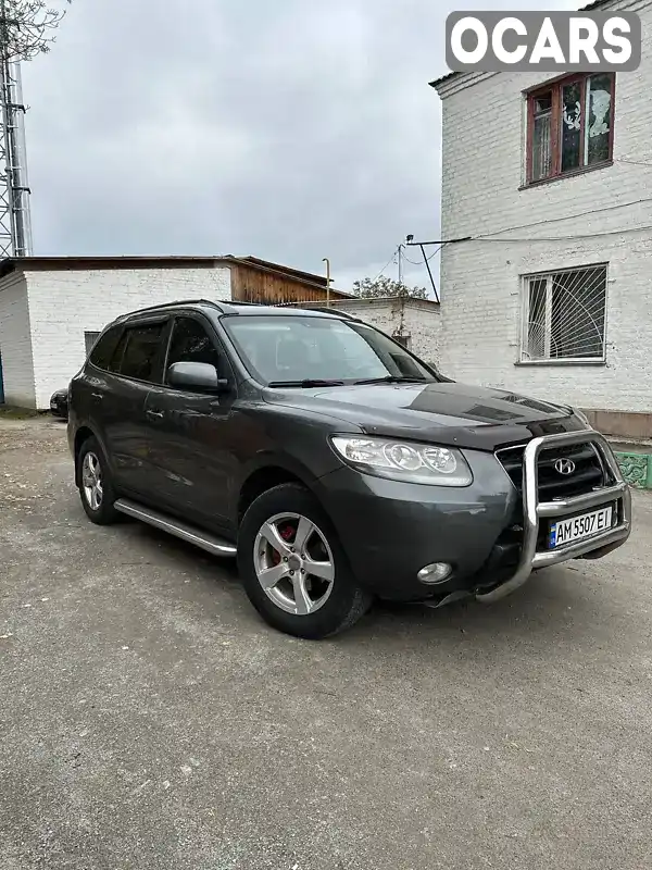 Позашляховик / Кросовер Hyundai Santa FE 2008 2.19 л. Автомат обл. Житомирська, Звягель - Фото 1/21