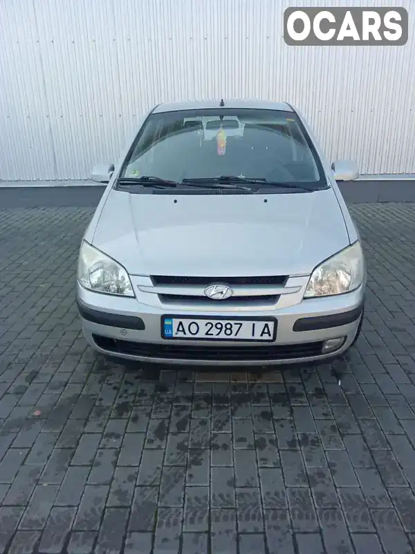 Хетчбек Hyundai Getz 2004 1.49 л. Ручна / Механіка обл. Закарпатська, Виноградів - Фото 1/20