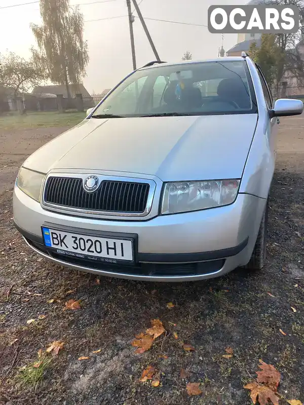 Універсал Skoda Fabia 2003 1.39 л. Ручна / Механіка обл. Рівненська, Костопіль - Фото 1/10