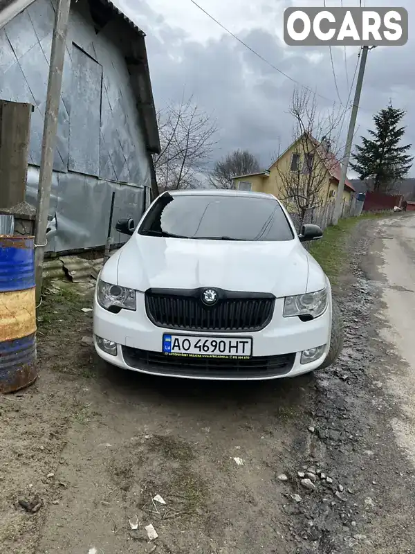 Лифтбек Skoda Superb 2009 1.9 л. Ручная / Механика обл. Закарпатская, Перечин - Фото 1/8