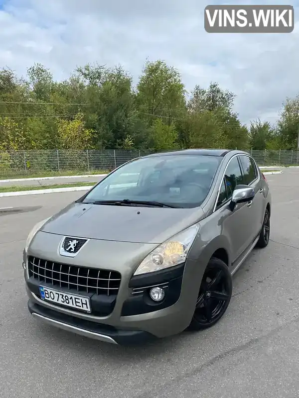 Позашляховик / Кросовер Peugeot 3008 2009 1.56 л. Ручна / Механіка обл. Запорізька, Запоріжжя - Фото 1/10