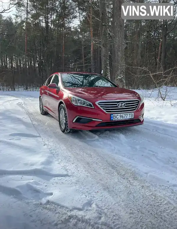 Седан Hyundai Sonata 2015 2.36 л. Автомат обл. Львівська, Червоноград - Фото 1/21