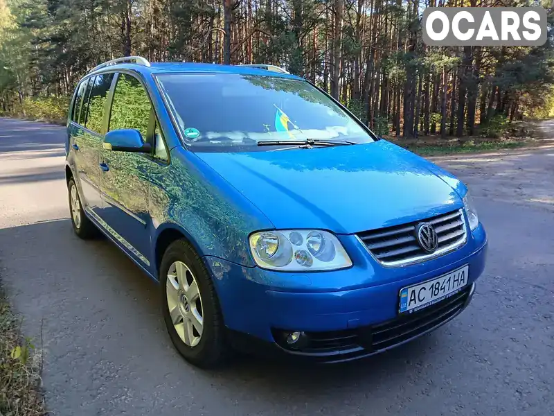 Мінівен Volkswagen Touran 2005 1.97 л. Ручна / Механіка обл. Волинська, Ковель - Фото 1/21