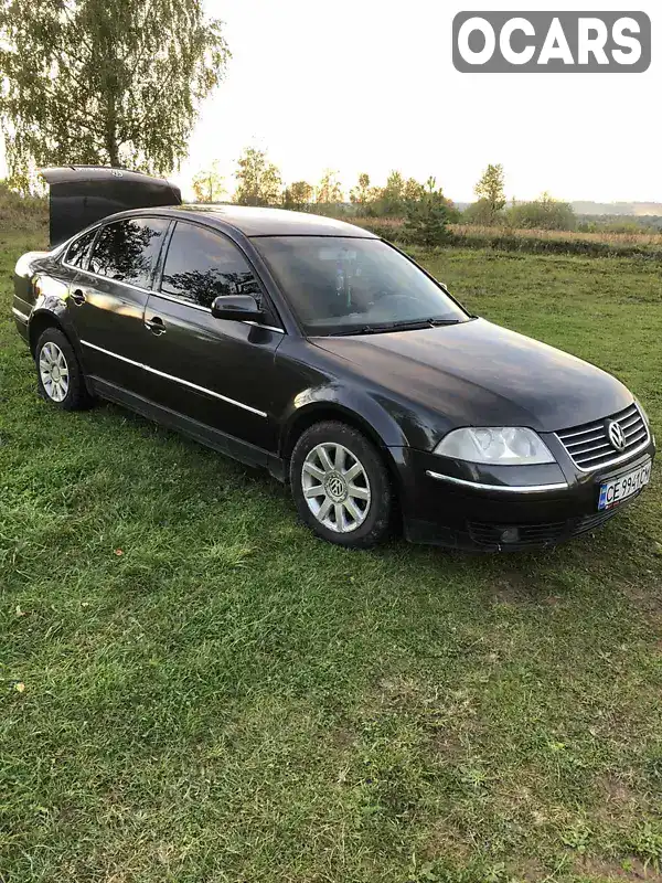 Седан Volkswagen Passat 2004 1.9 л. Ручна / Механіка обл. Чернівецька, location.city.berehomet - Фото 1/10