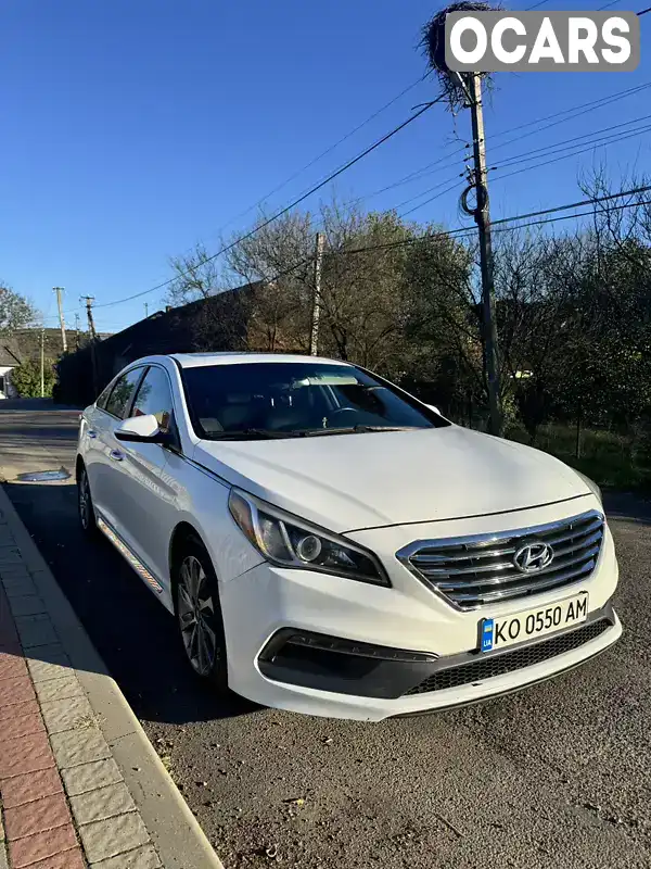 Седан Hyundai Sonata 2016 2.36 л. Автомат обл. Закарпатська, Ужгород - Фото 1/6