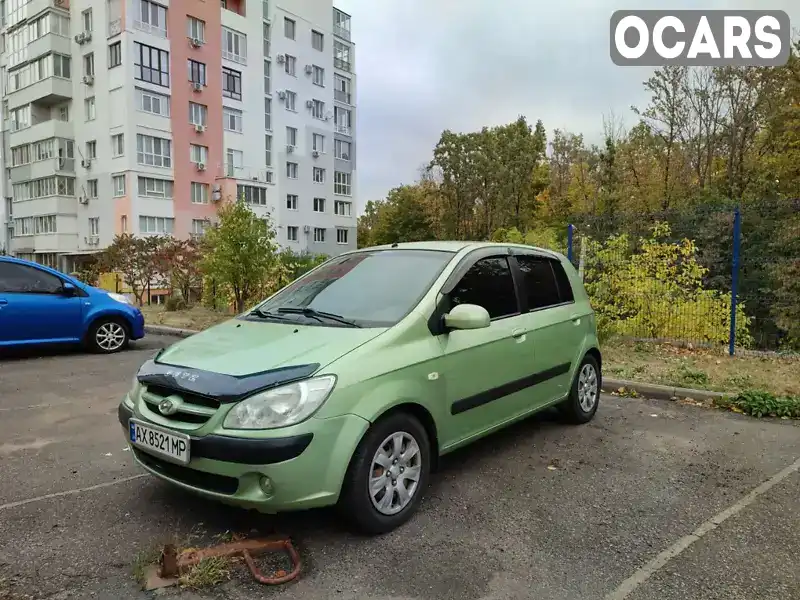 Хетчбек Hyundai Getz 2007 1.4 л. Автомат обл. Харківська, Харків - Фото 1/12