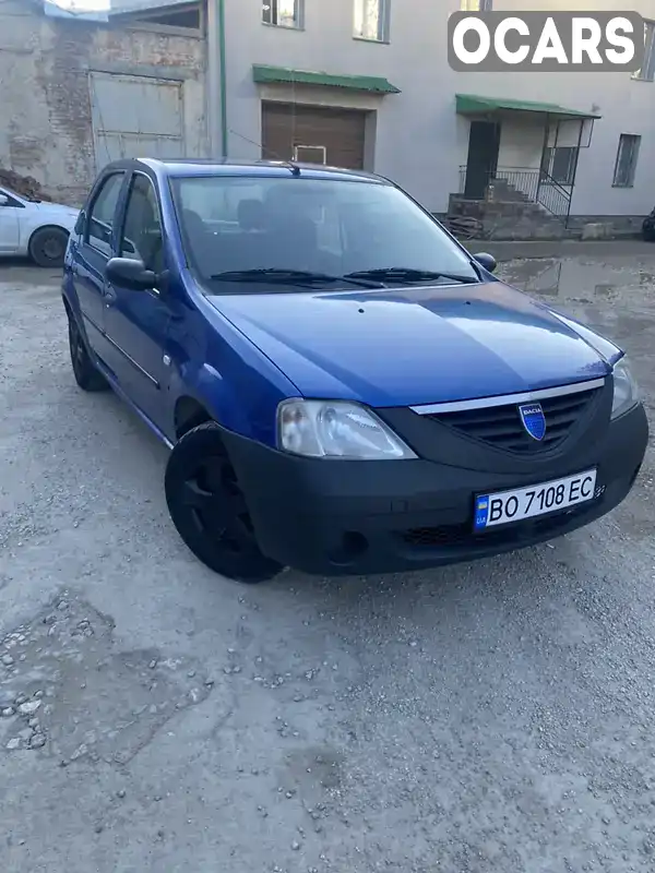 Седан Dacia Logan 2006 1.4 л. Ручна / Механіка обл. Тернопільська, Тернопіль - Фото 1/14