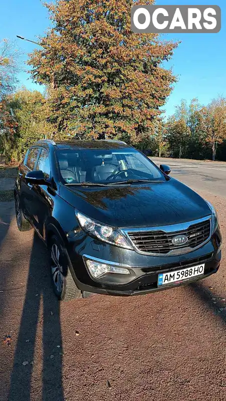 Позашляховик / Кросовер Kia Sportage 2012 2 л. Автомат обл. Житомирська, Коростень - Фото 1/13