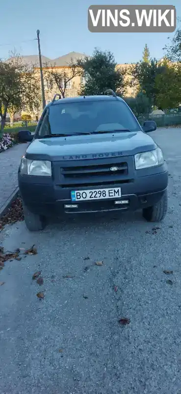 Внедорожник / Кроссовер Land Rover Freelander 2001 1.8 л. Ручная / Механика обл. Тернопольская, Бучач - Фото 1/21