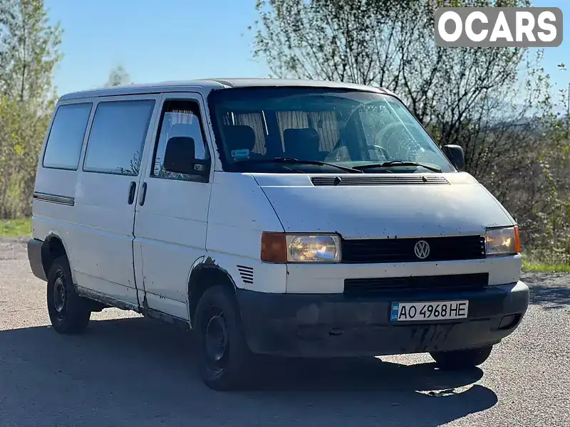 Мінівен Volkswagen Transporter 1997 1.9 л. Ручна / Механіка обл. Закарпатська, Хуст - Фото 1/8