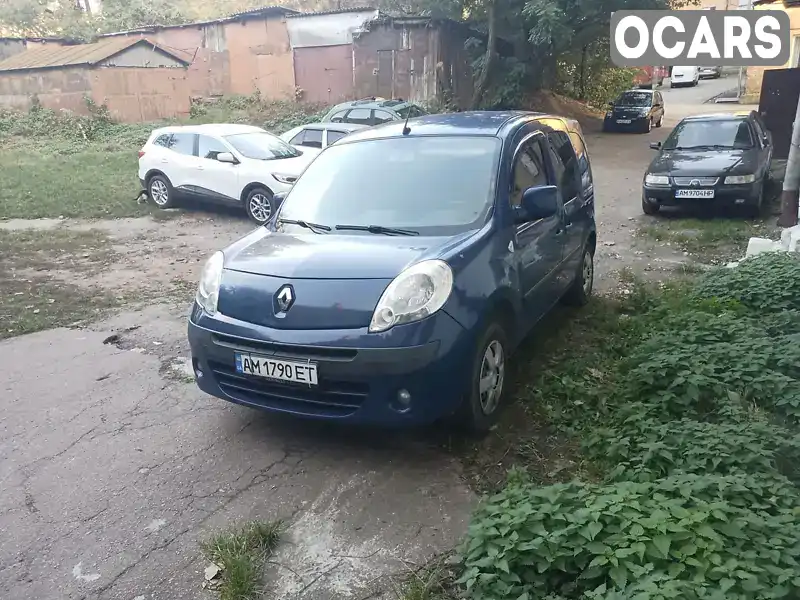 Мінівен Renault Kangoo 2010 1.6 л. Ручна / Механіка обл. Житомирська, Бердичів - Фото 1/12