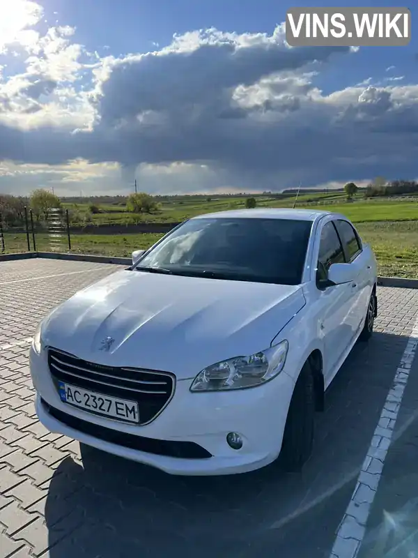 Седан Peugeot 301 2013 1.2 л. Ручна / Механіка обл. Волинська, Горохів - Фото 1/21