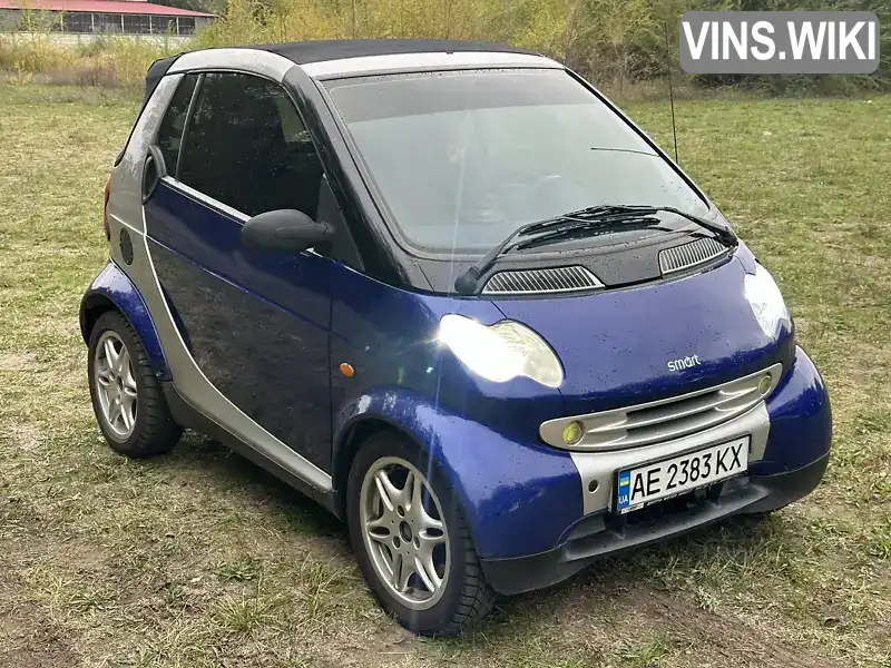 Кабріолет Smart Fortwo 2000 0.6 л. Робот обл. Дніпропетровська, Дніпро (Дніпропетровськ) - Фото 1/21