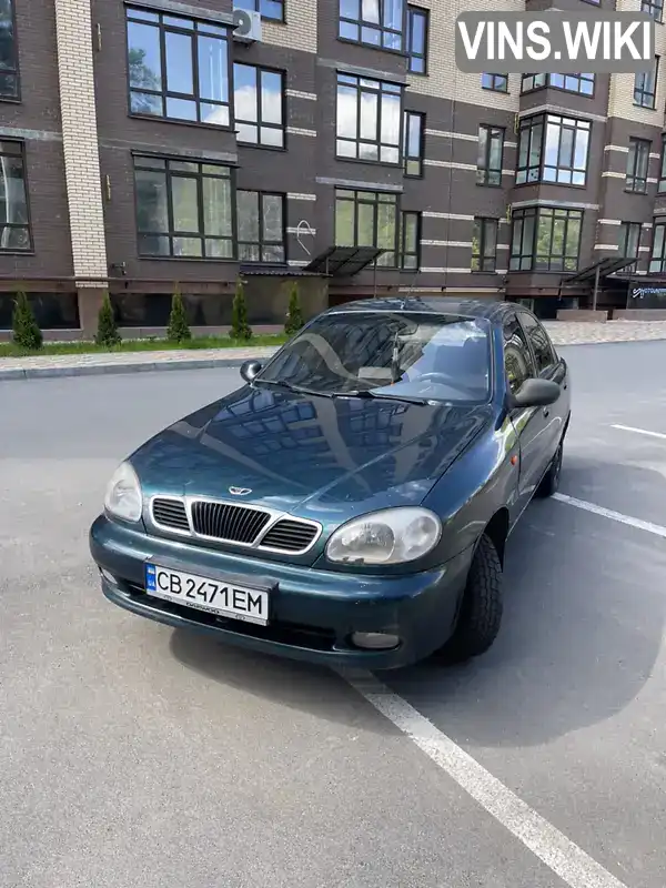 Седан Daewoo Lanos 2003 1.5 л. Ручна / Механіка обл. Чернігівська, Чернігів - Фото 1/9