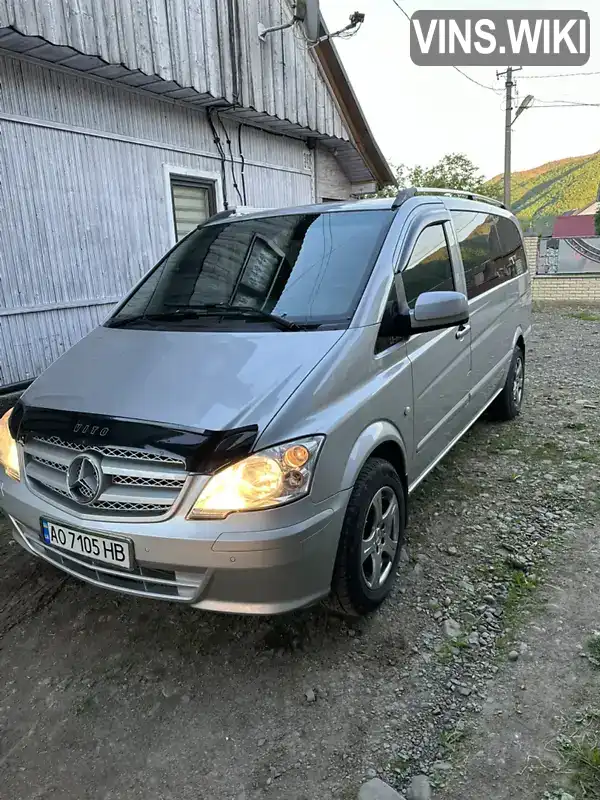 Мінівен Mercedes-Benz Vito 2013 2.14 л. Автомат обл. Закарпатська, location.city.synevyr - Фото 1/11