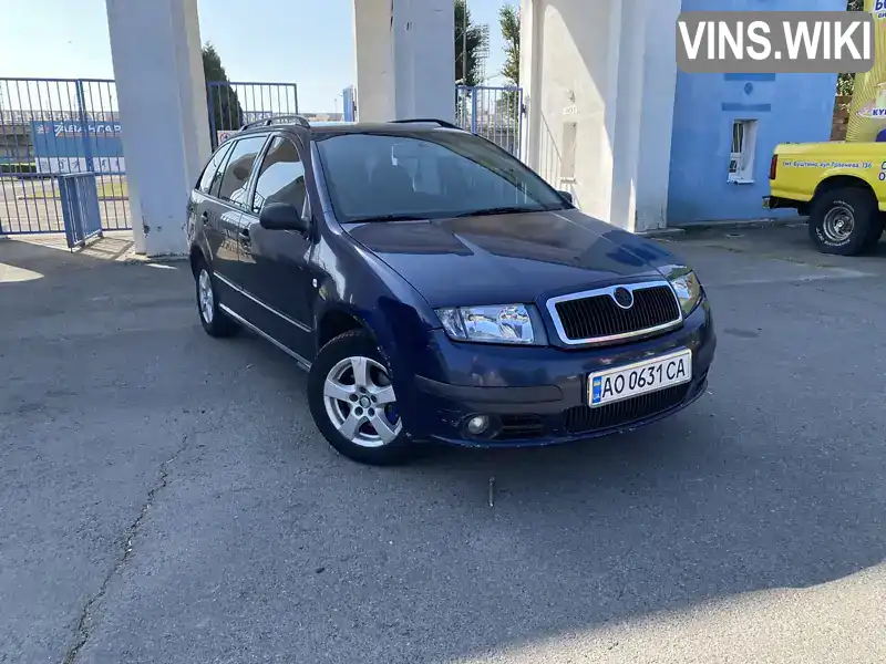 Універсал Skoda Fabia 2004 1.2 л. Ручна / Механіка обл. Закарпатська, Ужгород - Фото 1/13