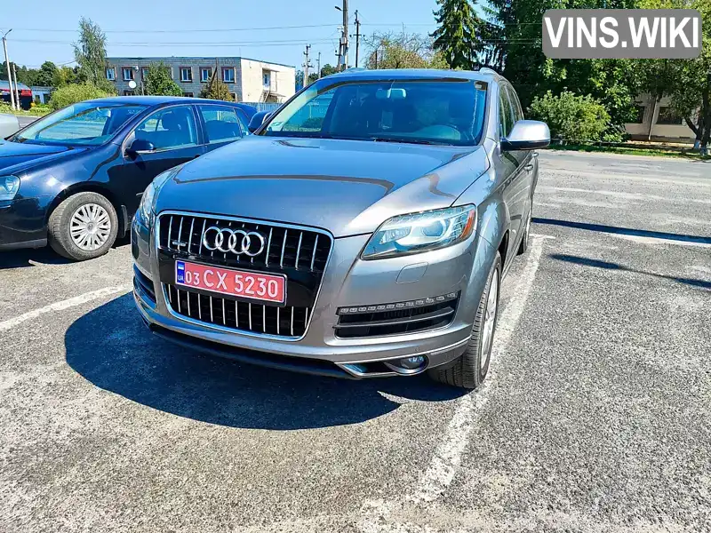 Внедорожник / Кроссовер Audi Q7 2012 2.97 л. Автомат обл. Полтавская, Гадяч - Фото 1/21