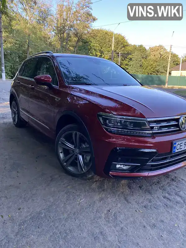 Позашляховик / Кросовер Volkswagen Tiguan 2018 1.98 л. Робот обл. Чернівецька, Чернівці - Фото 1/19