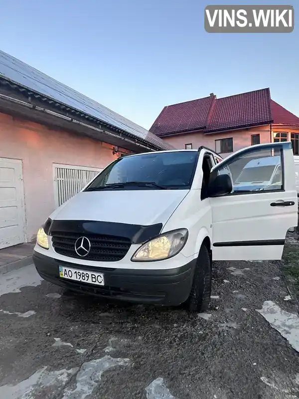 Мінівен Mercedes-Benz Vito 2007 2.15 л. Ручна / Механіка обл. Закарпатська, location.city.dubove - Фото 1/17