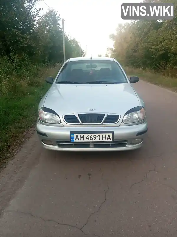 Седан Daewoo Lanos 2008 1.5 л. Ручна / Механіка обл. Житомирська, Коростень - Фото 1/10