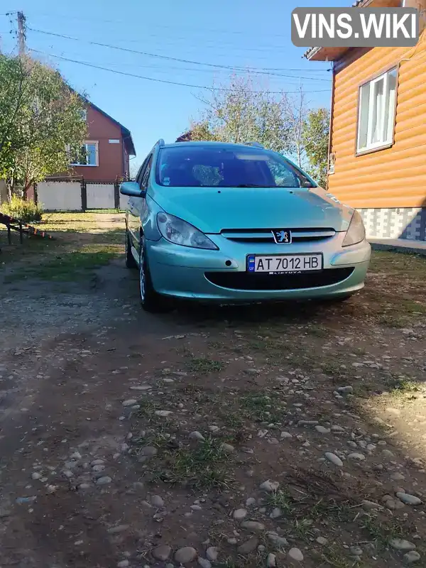 Універсал Peugeot 307 2004 2 л. Ручна / Механіка обл. Івано-Франківська, Рожнятів - Фото 1/21