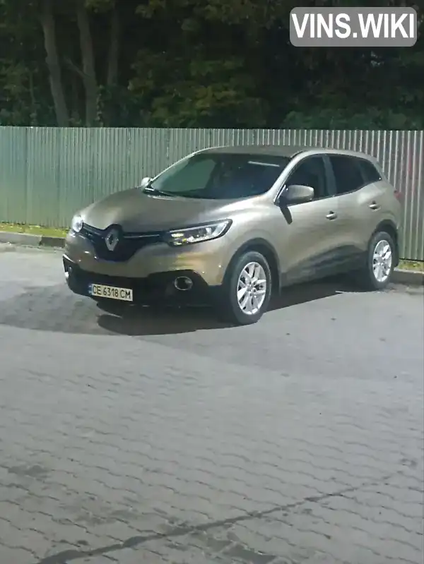 Позашляховик / Кросовер Renault Kadjar 2016 1.46 л. Ручна / Механіка обл. Чернівецька, Кельменці - Фото 1/20