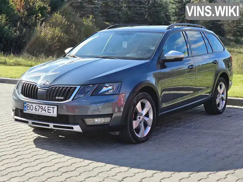 Універсал Skoda Octavia Scout 2017 2 л. Автомат обл. Тернопільська, Тернопіль - Фото 1/21