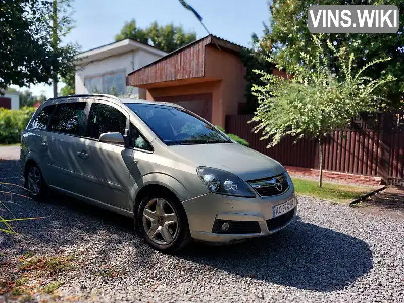 Мінівен Opel Zafira 2006 1.9 л. Ручна / Механіка обл. Закарпатська, Мукачево - Фото 1/16