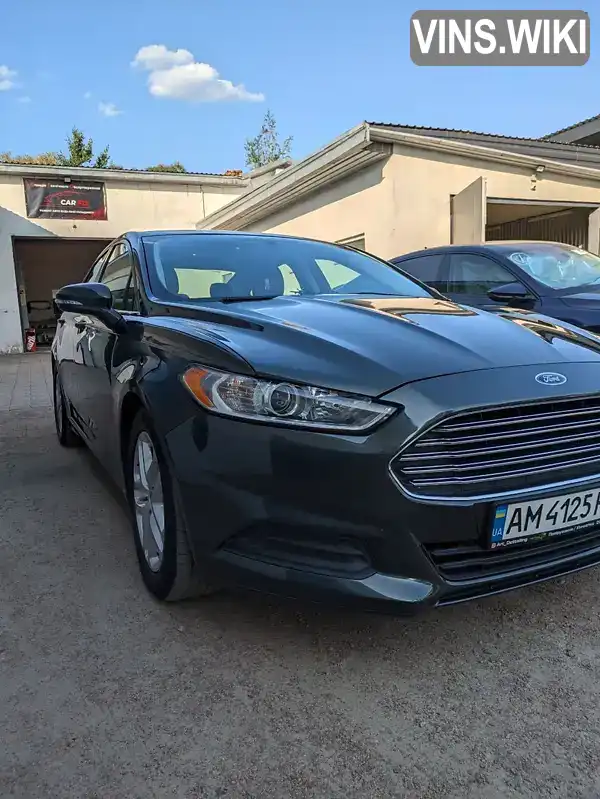 Седан Ford Fusion 2014 2.49 л. Автомат обл. Житомирська, Житомир - Фото 1/7