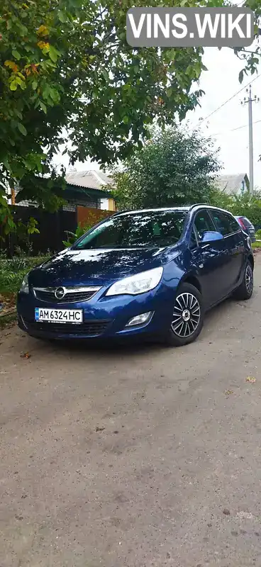 Універсал Opel Astra 2012 1.69 л. Ручна / Механіка обл. Житомирська, Житомир - Фото 1/21