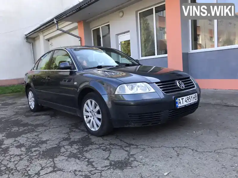 Седан Volkswagen Passat 2001 1.78 л. Ручна / Механіка обл. Івано-Франківська, Калуш - Фото 1/9