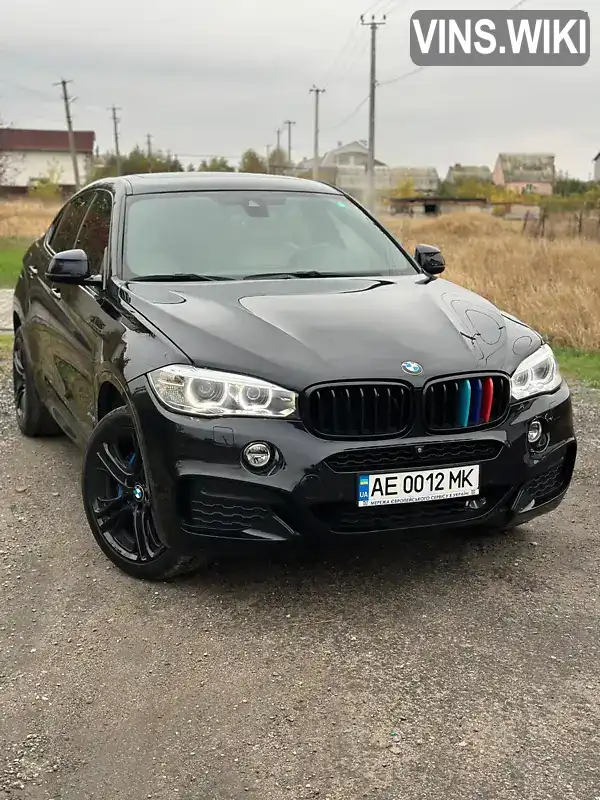 Позашляховик / Кросовер BMW X6 2016 3 л. Автомат обл. Дніпропетровська, Павлоград - Фото 1/12