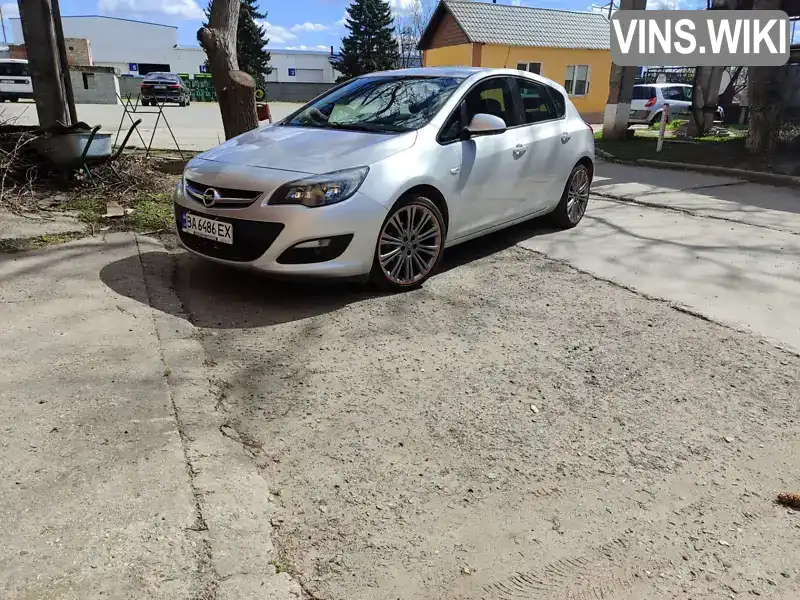 Хетчбек Opel Astra 2015 1.6 л. Ручна / Механіка обл. Кіровоградська, Кропивницький (Кіровоград) - Фото 1/16