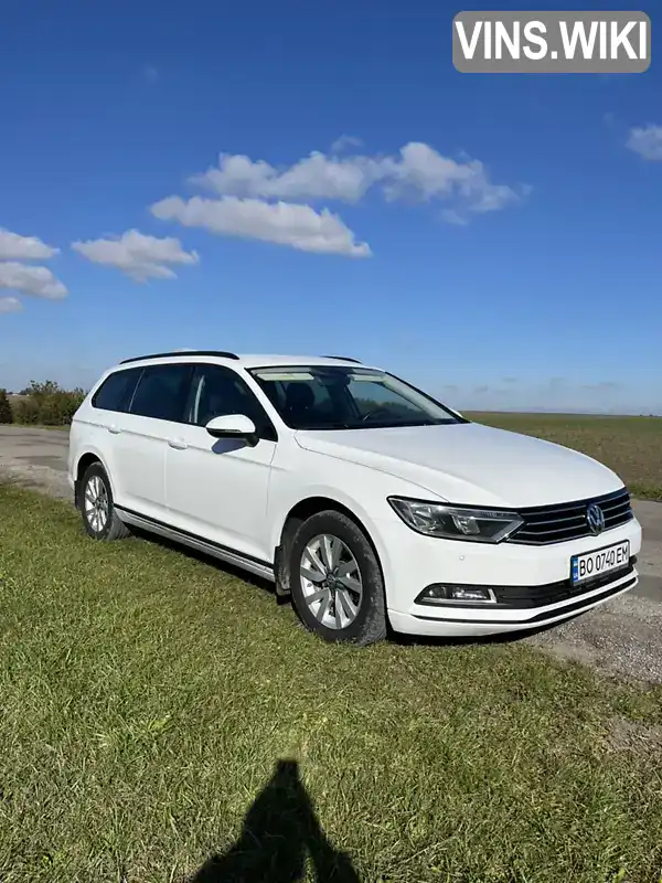 Універсал Volkswagen Passat 2015 1.6 л. Ручна / Механіка обл. Тернопільська, location.city.khorostkiv - Фото 1/11