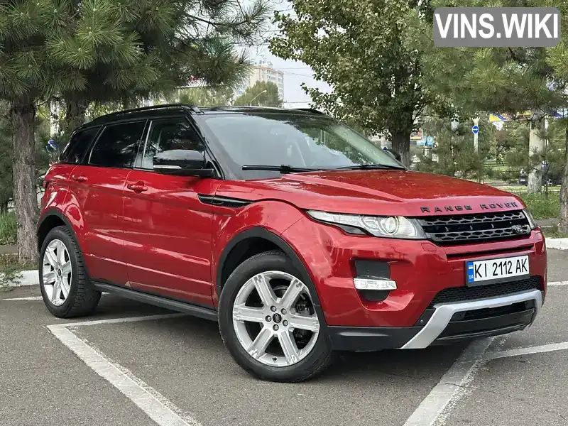 Позашляховик / Кросовер Land Rover Range Rover Evoque 2013 2.18 л. Автомат обл. Одеська, Одеса - Фото 1/21