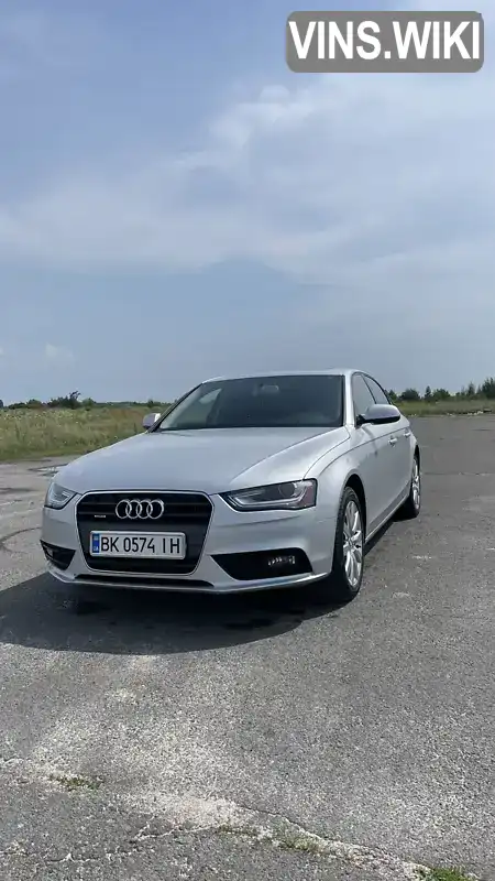 Седан Audi A4 2013 1.98 л. Автомат обл. Рівненська, Березне - Фото 1/9