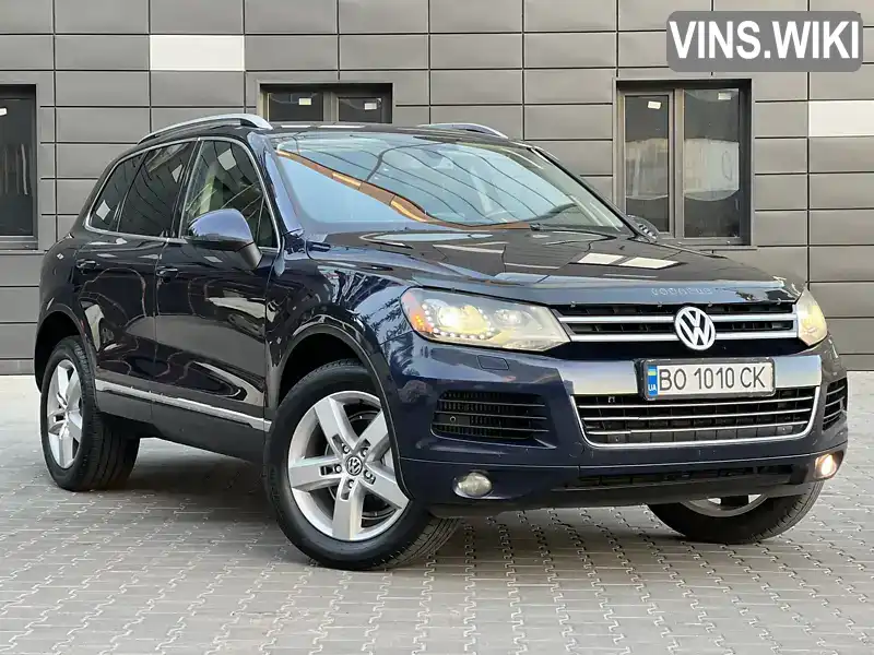 Позашляховик / Кросовер Volkswagen Touareg 2011 2.97 л. Автомат обл. Тернопільська, Тернопіль - Фото 1/21