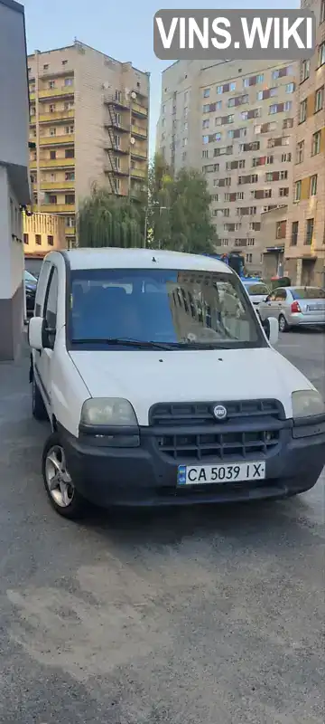 Минивэн Fiat Doblo 2002 1.9 л. Ручная / Механика обл. Черкасская, Черкассы - Фото 1/21