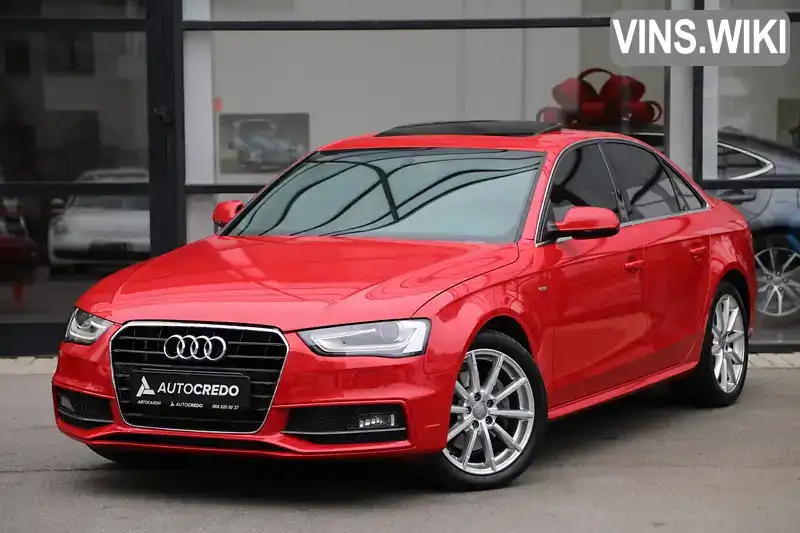 Седан Audi A4 2014 2 л. Автомат обл. Харківська, Харків - Фото 1/21