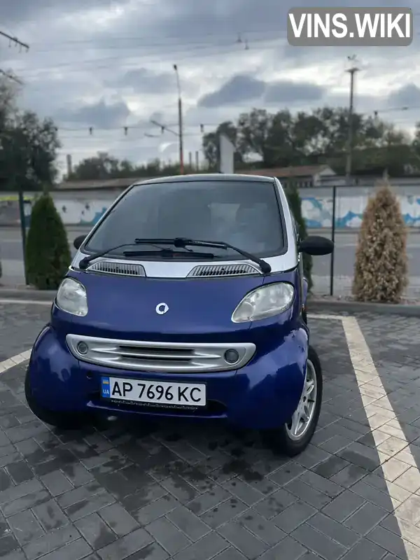 Купе Smart Fortwo 1999 0.6 л. Робот обл. Запорізька, Запоріжжя - Фото 1/13