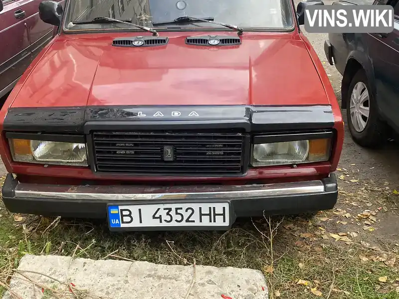 Седан ВАЗ / Lada 2107 1992 1.45 л. Ручна / Механіка обл. Полтавська, Кременчук - Фото 1/8