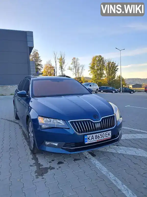 TMBJG7NP9J7535111 Skoda Superb 2017 Универсал 1.6 л. Фото 2