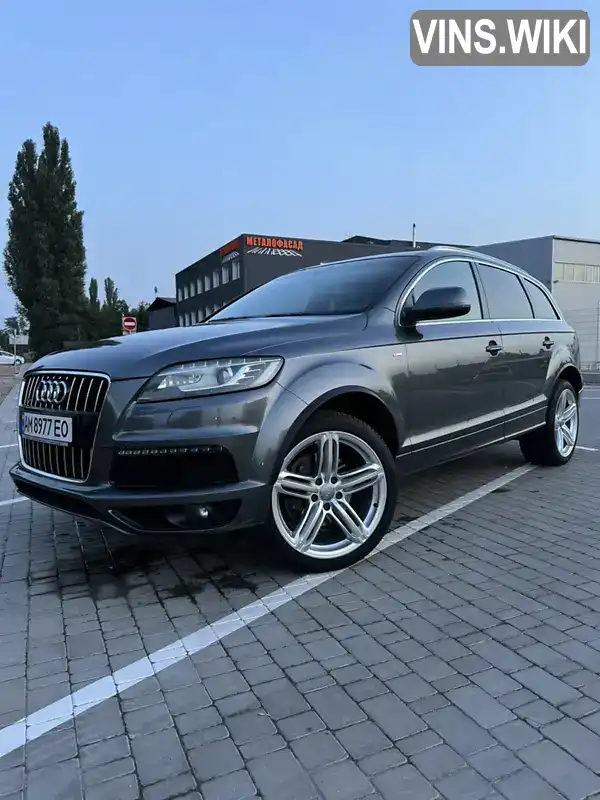 Позашляховик / Кросовер Audi Q7 2013 2.97 л. обл. Житомирська, Житомир - Фото 1/21