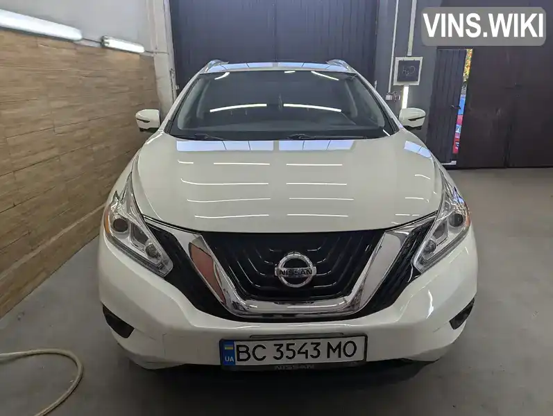 Позашляховик / Кросовер Nissan Murano 2017 3.5 л. Варіатор обл. Львівська, Львів - Фото 1/11