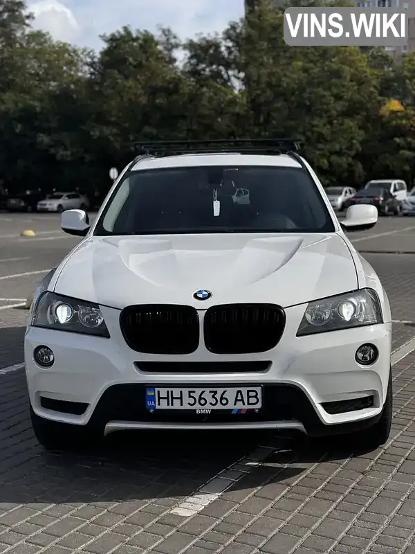 Позашляховик / Кросовер BMW X3 2013 2 л. Автомат обл. Одеська, Одеса - Фото 1/13