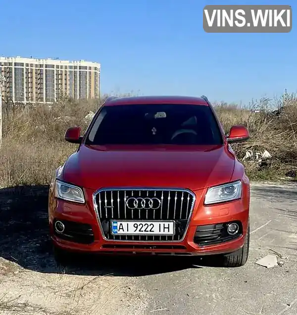 Позашляховик / Кросовер Audi Q5 2013 1.98 л. Автомат обл. Київська, Вишневе - Фото 1/21