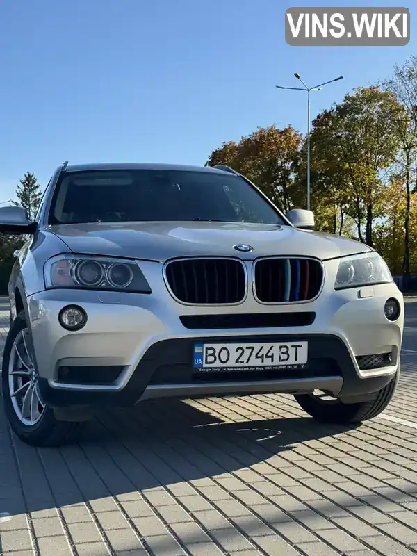 Позашляховик / Кросовер BMW X3 2013 2 л. Автомат обл. Тернопільська, Тернопіль - Фото 1/21