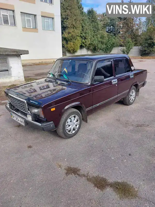 Седан ВАЗ / Lada 2107 2008 1.45 л. Ручна / Механіка обл. Сумська, Суми - Фото 1/6