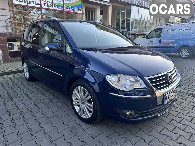 Мінівен Volkswagen Touran 2008 1.97 л. Ручна / Механіка обл. Чернівецька, Чернівці - Фото 1/21