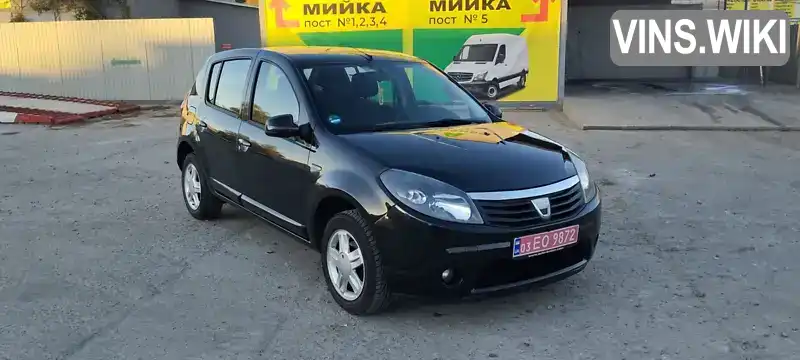 Хетчбек Dacia Sandero 2010 1.2 л. Ручна / Механіка обл. Черкаська, Канів - Фото 1/17